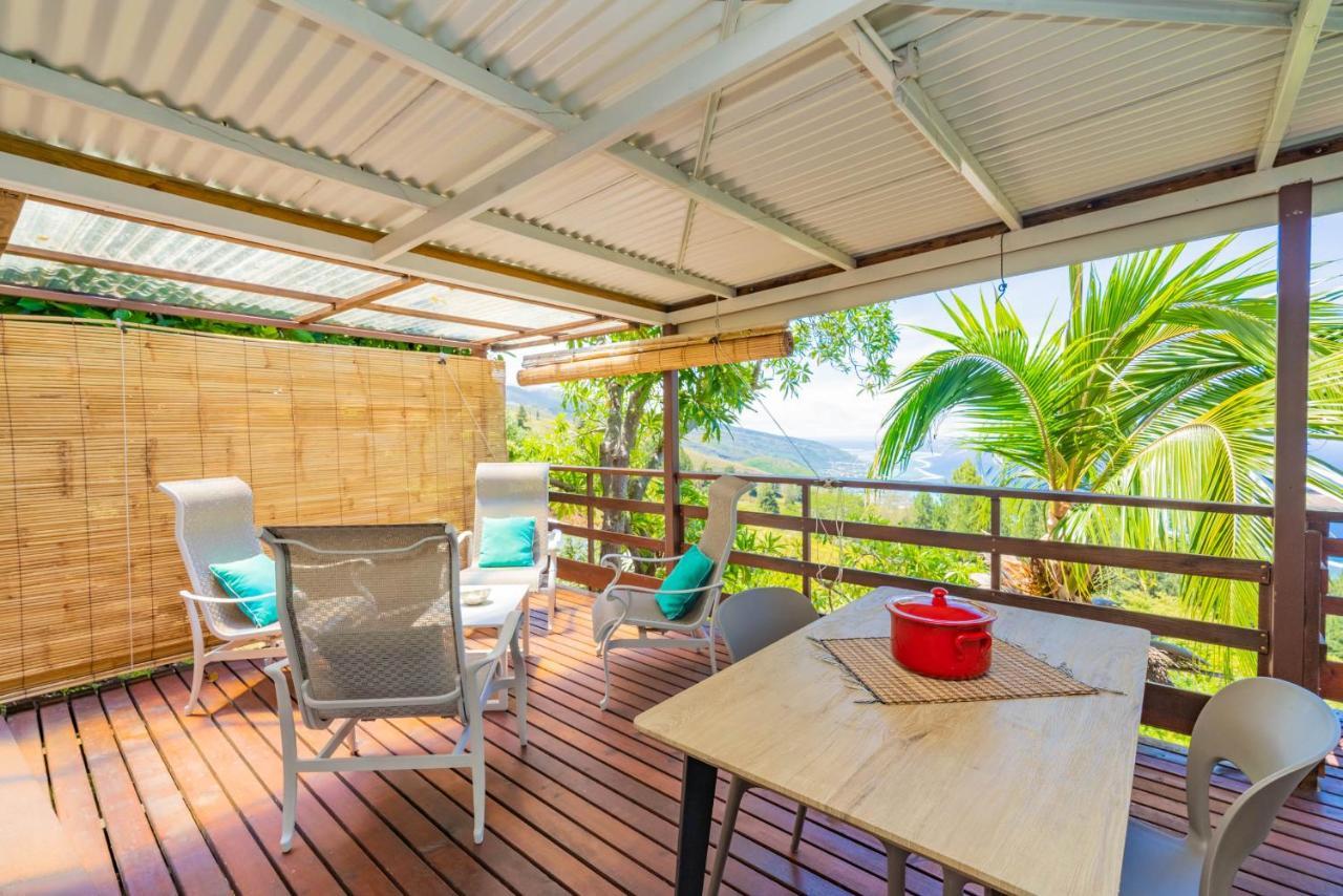 Bungalow Poerava Punaauia Ocean View المظهر الخارجي الصورة